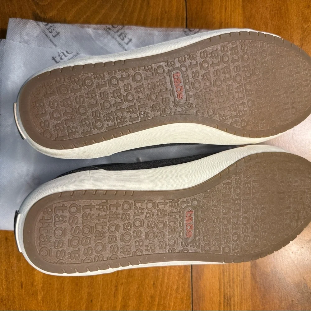 Taos Footwear Black Canvas Sneakers - Picture 4 of 5